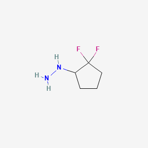 (2,2-Difluorocyclopentyl)hydrazine