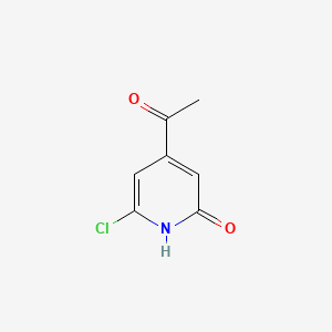 1-(2-Chloro-6-hydroxypyridin-4-YL)ethanone