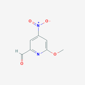 6-Methoxy-4-nitropicolinaldehyde