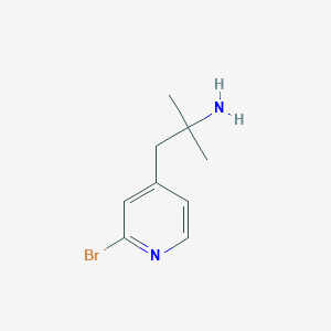 1-(2-Bromopyridin-4-YL)-2-methylpropan-2-amine