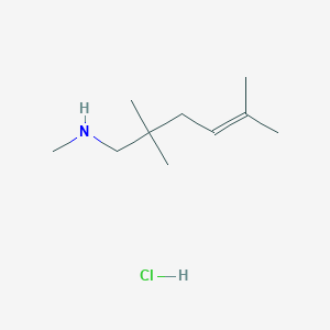 molecular formula C10H22ClN B1485340 Methyl(2,2,5-trimethylhex-4-en-1-yl)amine hydrochloride CAS No. 2098115-93-4