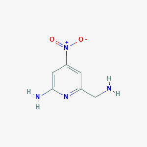 6-(Aminomethyl)-4-nitropyridin-2-amine