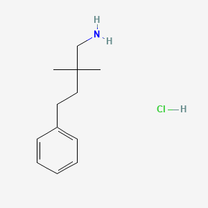 2,2-Dimethyl-4-phenylbutan-1-amine hydrochloride