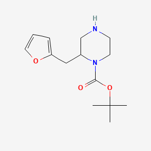 Tert-butyl 2-(furan-2-ylmethyl)piperazine-1-carboxylate