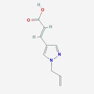(2E)-3-[1-(prop-2-en-1-yl)-1H-pyrazol-4-yl]prop-2-enoic acid