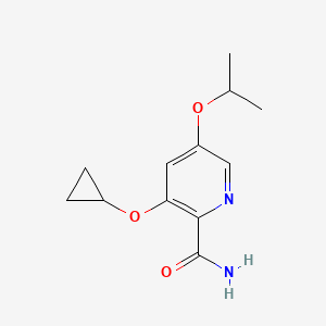 3-Cyclopropoxy-5-isopropoxypicolinamide