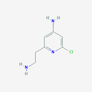 2-(2-Aminoethyl)-6-chloropyridin-4-amine