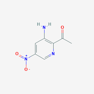 1-(3-Amino-5-nitropyridin-2-YL)ethanone