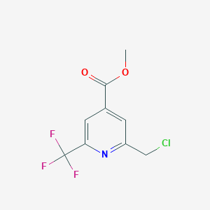 Methyl 2-(chloromethyl)-6-(trifluoromethyl)isonicotinate