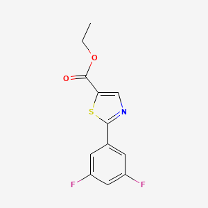 Ethyl 2-(3,5-difluorophenyl)thiazole-5-carboxylate