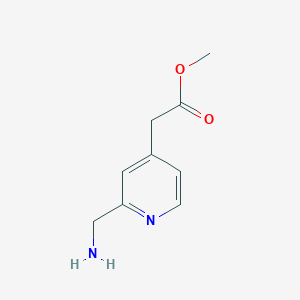 2-Aminomethyl-4-pyridine acetic acid methyl ester