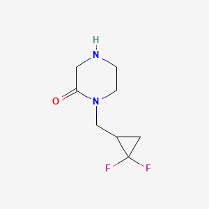 1-((2,2-Difluorocyclopropyl)methyl)piperazin-2-one