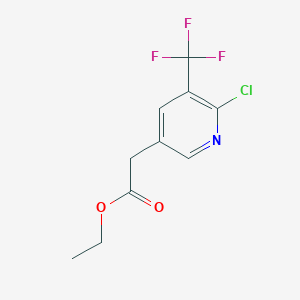 Ethyl 2-chloro-3-(trifluoromethyl)pyridine-5-acetate