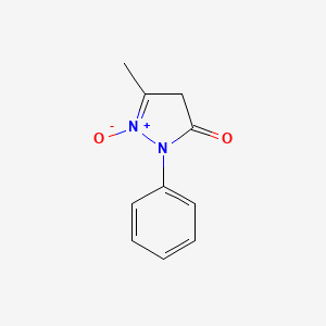 molecular formula C10H10N2O2 B14853684 5-methyl-1-oxido-2-phenyl-4H-pyrazol-1-ium-3-one 