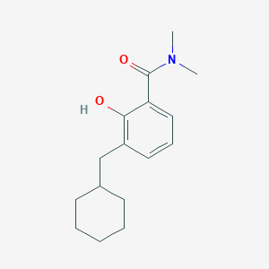 3-(Cyclohexylmethyl)-2-hydroxy-N,N-dimethylbenzamide