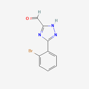 5-(2-Bromophenyl)-4H-1,2,4-triazole-3-carbaldehyde