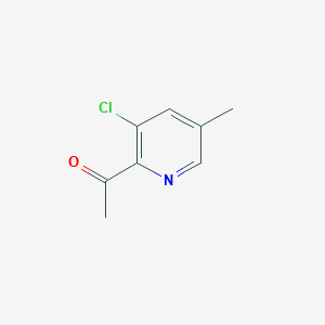 1-(3-Chloro-5-methylpyridin-2-YL)ethan-1-one