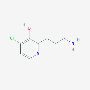 2-(3-Aminopropyl)-4-chloropyridin-3-OL