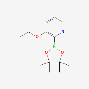 3-Ethoxy-2-(4,4,5,5-tetramethyl-1,3,2-dioxaborolan-2-YL)pyridine