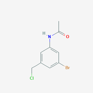 N-(3-Bromo-5-(chloromethyl)phenyl)acetamide