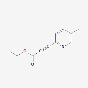 Ethyl 3-(5-methylpyridin-2-yl)prop-2-ynoate