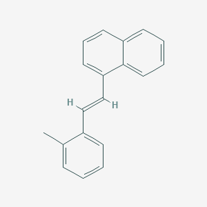 molecular formula C19H16 B14853776 1-(2-Methylstyryl)naphthalene 