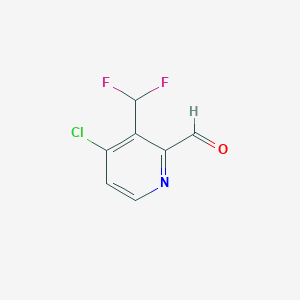 4-Chloro-3-(difluoromethyl)picolinaldehyde