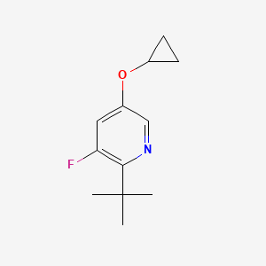 2-(Tert-butyl)-5-cyclopropoxy-3-fluoropyridine