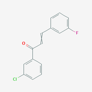 1-(3-Chlorophenyl)-3-(3-fluorophenyl)prop-2-en-1-one