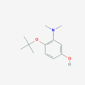 4-Tert-butoxy-3-(dimethylamino)phenol