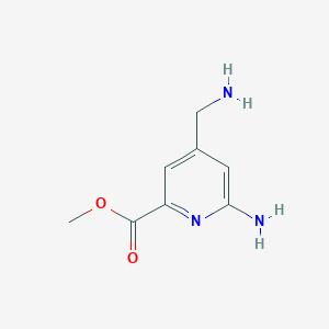 Methyl 6-amino-4-(aminomethyl)pyridine-2-carboxylate