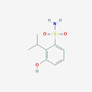 molecular formula C9H13NO3S B14853868 3-Hydroxy-2-isopropylbenzenesulfonamide 