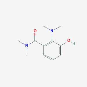 molecular formula C11H16N2O2 B14853914 2-(Dimethylamino)-3-hydroxy-N,N-dimethylbenzamide 