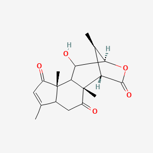 (1S,2R,9S,11R,12R,15R)-11-hydroxy-2,6,9,15-tetramethyl-13-oxatetracyclo[10.2.1.02,10.05,9]pentadec-6-ene-3,8,14-trione