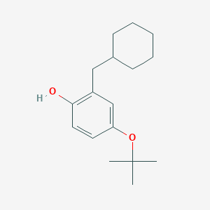 4-Tert-butoxy-2-(cyclohexylmethyl)phenol