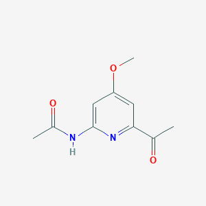 N-(6-Acetyl-4-methoxypyridin-2-YL)acetamide