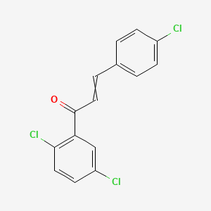 3-(4-Chlorophenyl)-1-(2,5-dichlorophenyl)prop-2-en-1-one