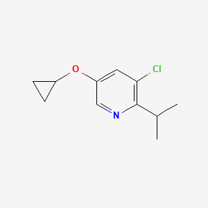 3-Chloro-5-cyclopropoxy-2-isopropylpyridine