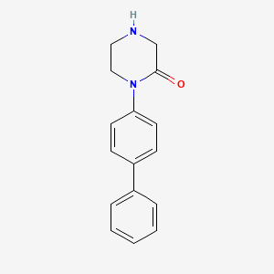 1-Biphenyl-4-YL-piperazin-2-one