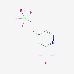 Potassium trifluoro(2-(2-(trifluoromethyl)pyridin-4-YL)ethyl)borate