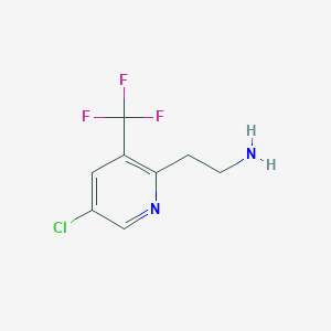 2-[5-Chloro-3-(trifluoromethyl)pyridin-2-YL]ethanamine