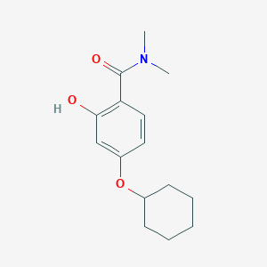 4-(Cyclohexyloxy)-2-hydroxy-N,N-dimethylbenzamide