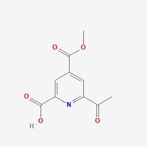 6-Acetyl-4-(methoxycarbonyl)pyridine-2-carboxylic acid