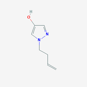 molecular formula C7H10N2O B1485417 1-(but-3-en-1-yl)-1H-pyrazol-4-ol CAS No. 2098148-60-6