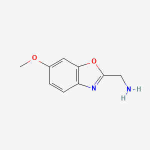 molecular formula C9H10N2O2 B14854174 (6-Methoxybenzo[D]oxazol-2-YL)methanamine CAS No. 944907-50-0