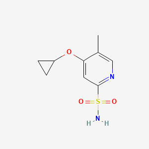 4-Cyclopropoxy-5-methylpyridine-2-sulfonamide