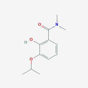 molecular formula C12H17NO3 B14854186 2-Hydroxy-3-isopropoxy-N,N-dimethylbenzamide 