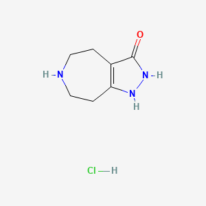 1,4,5,6,7,8-Hexahydropyrazolo[3,4-d]azepin-3-ol hydrochloride