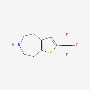 2-(Trifluoromethyl)-5,6,7,8-tetrahydro-4H-thieno[2,3-D]azepine