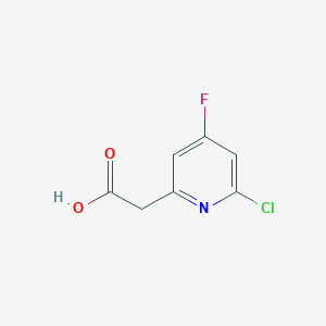 2-Chloro-4-fluoropyridine-6-acetic acid